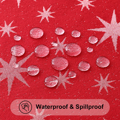 decorUhome Waterproof Christmas Tablecloth