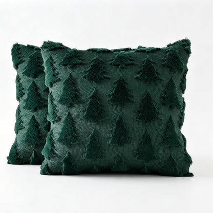 decorUhome Christmas Soft Plush Faux Wool Couch Pillow Cover