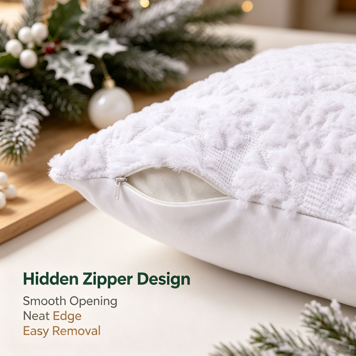 decorUhome Christmas Throw Pillow Covers