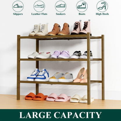 Smiry Bamboo Shoe Rack