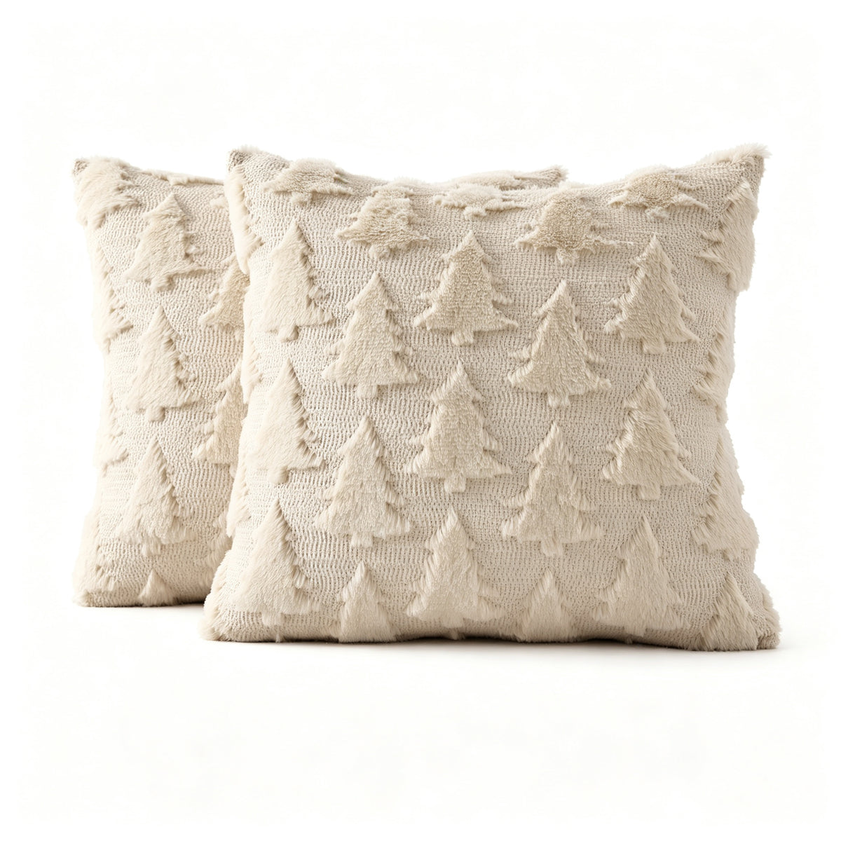 decorUhome Christmas Soft Plush Faux Wool Couch Pillow Cover