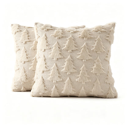 decorUhome Christmas Soft Plush Faux Wool Couch Pillow Cover
