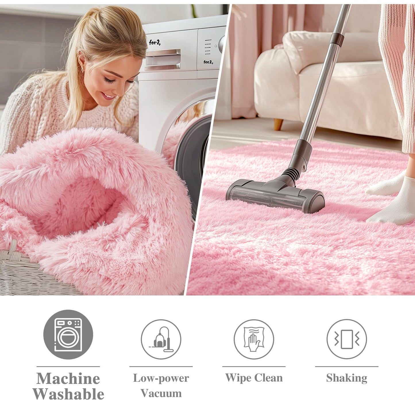 Buganda Fluffy Area Rugs