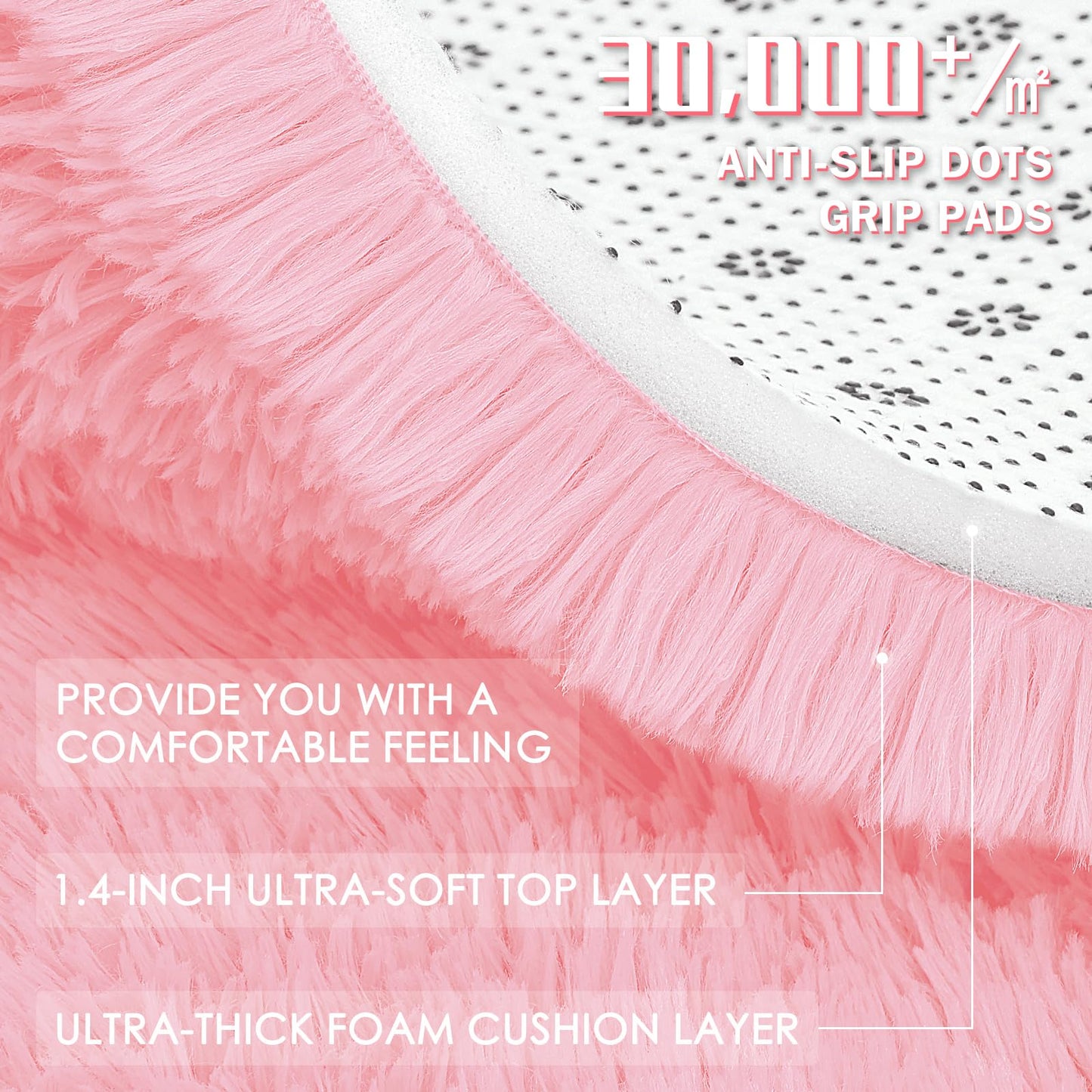 Buganda Fluffy Area Rugs