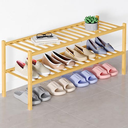 Smiry Bamboo Shoe Rack
