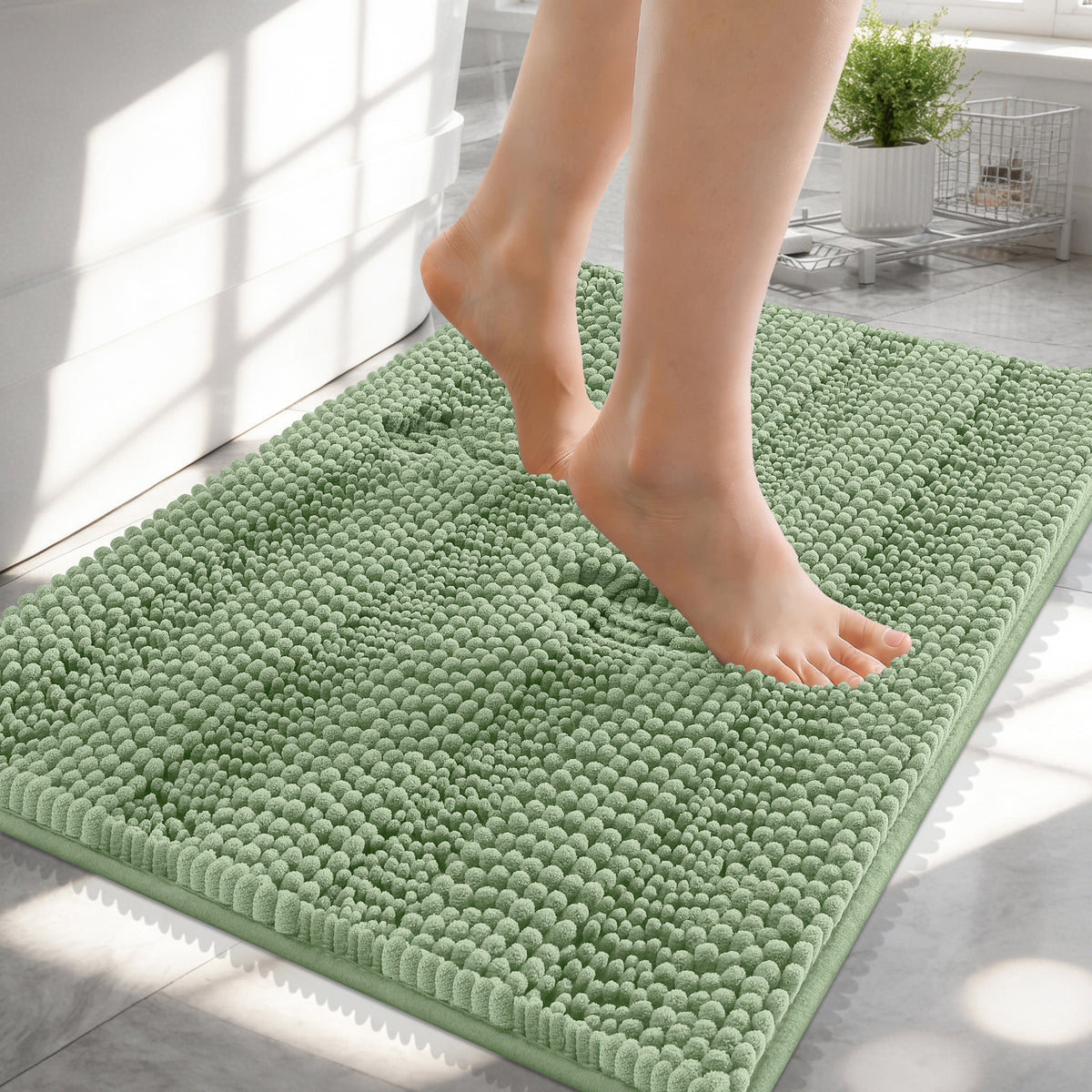 Buganda Chenille Bathroom Rug