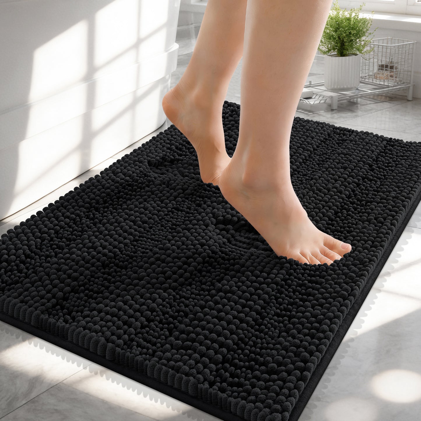 Buganda Chenille Bathroom Rug