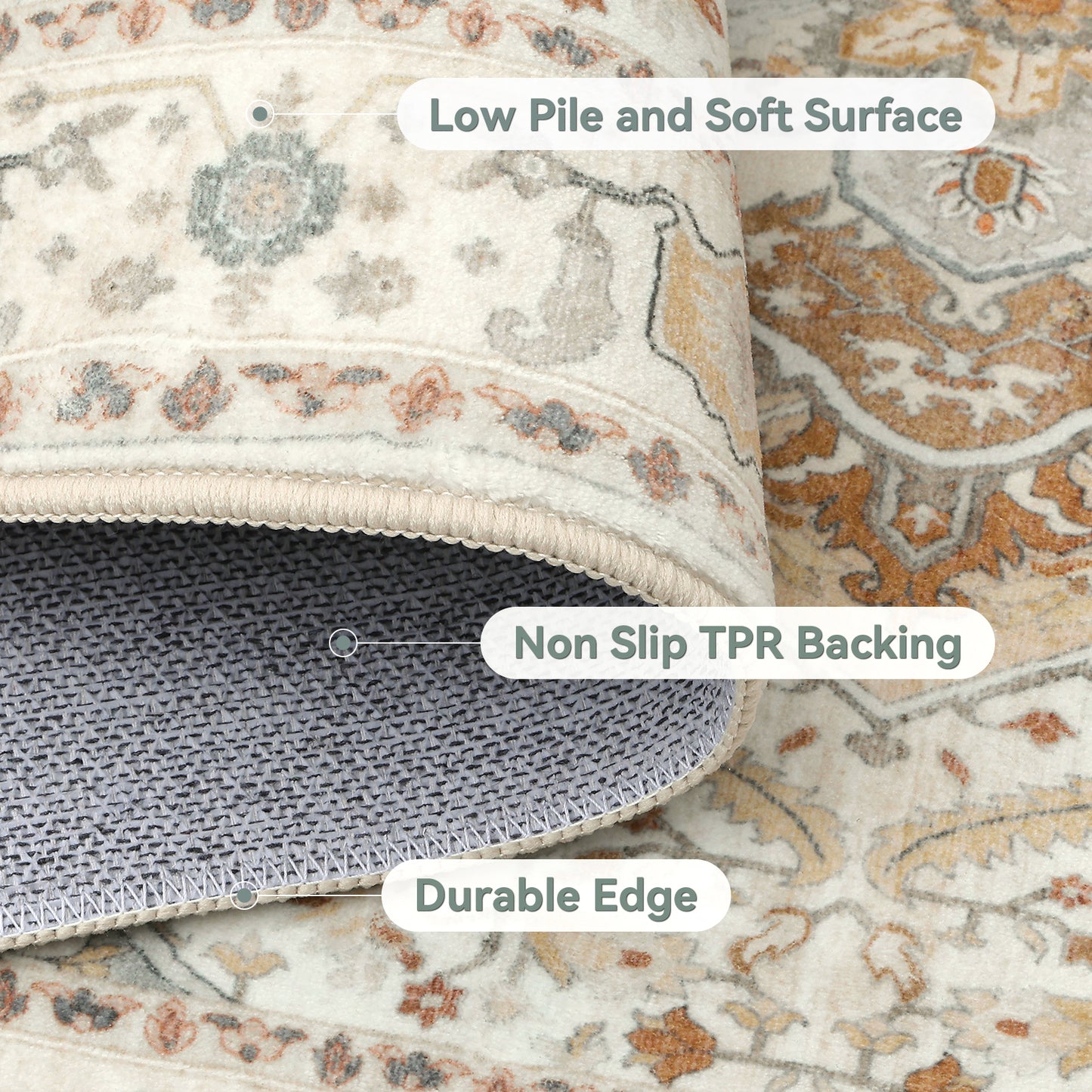 Buganda Area Rugs for Living Room