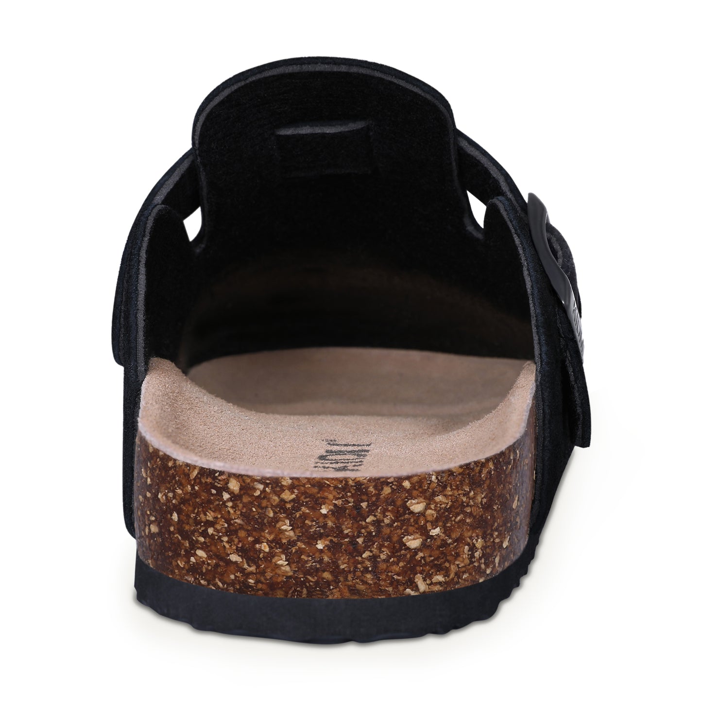 KIDMI Genuine Suede Clogs for Women Men Cork Footbed Sandals Leather Mules Potato Shoes with Arch Support