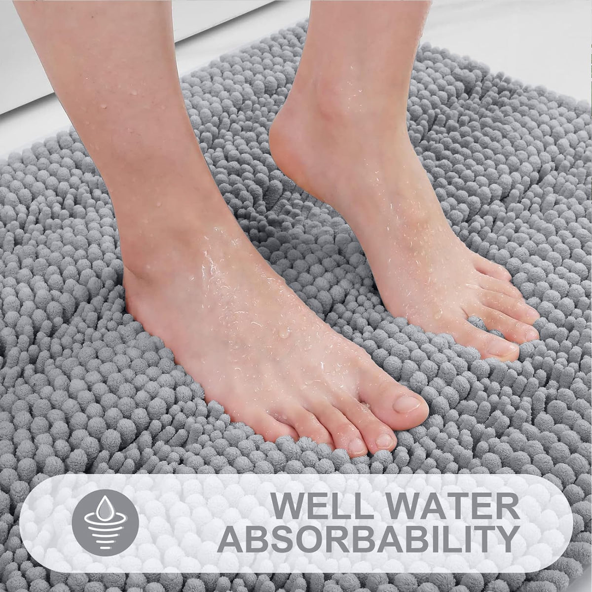 Buganda Chenille Bathroom Rug