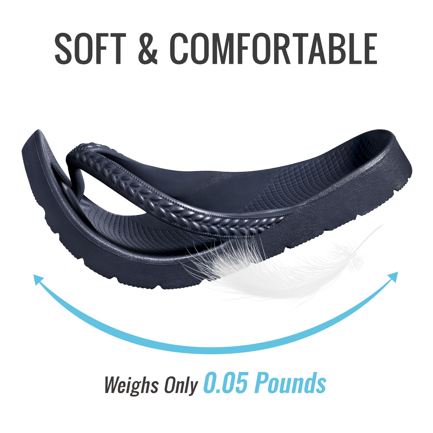 KIDMI Arch Support Flip Flops for Womens Comfortable Orthopedic Sandals for Plantar Fasciitis Beach Thong Slides