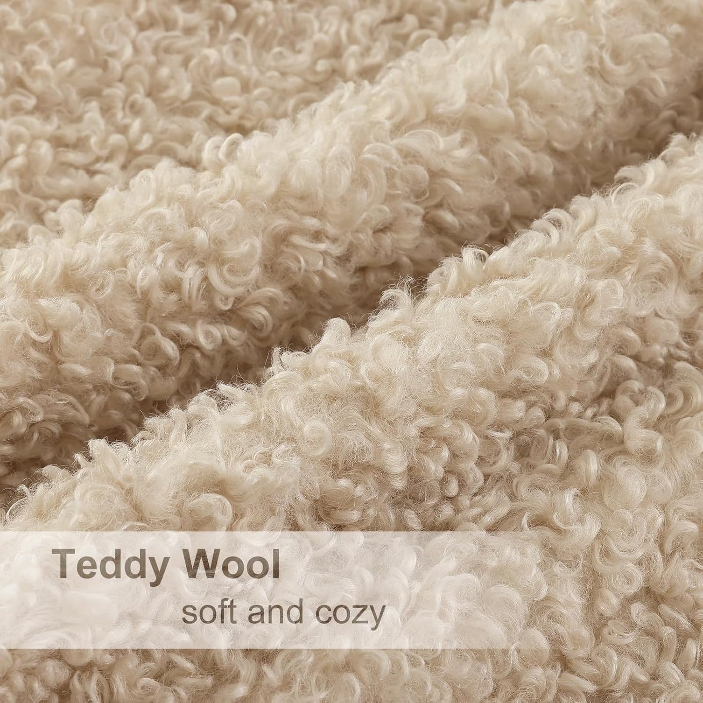 decorUhome 2 Pack Faux Fur Decorative Sherpa Throw Pillow Covers