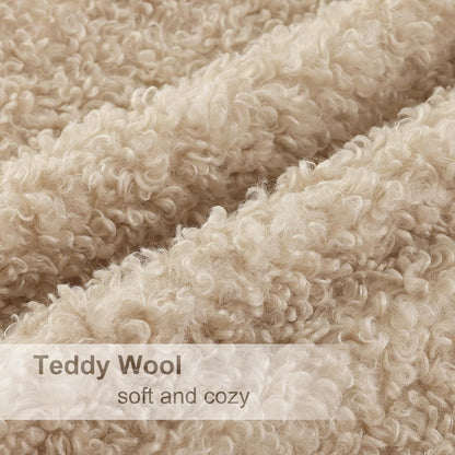 decorUhome 2 Pack Faux Fur Decorative Sherpa Throw Pillow Covers