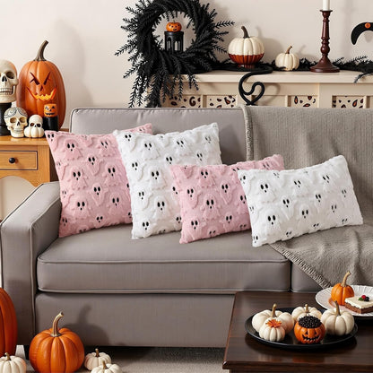 decorUhome Halloween Throw Pillow Covers 18x18 Pack of 2