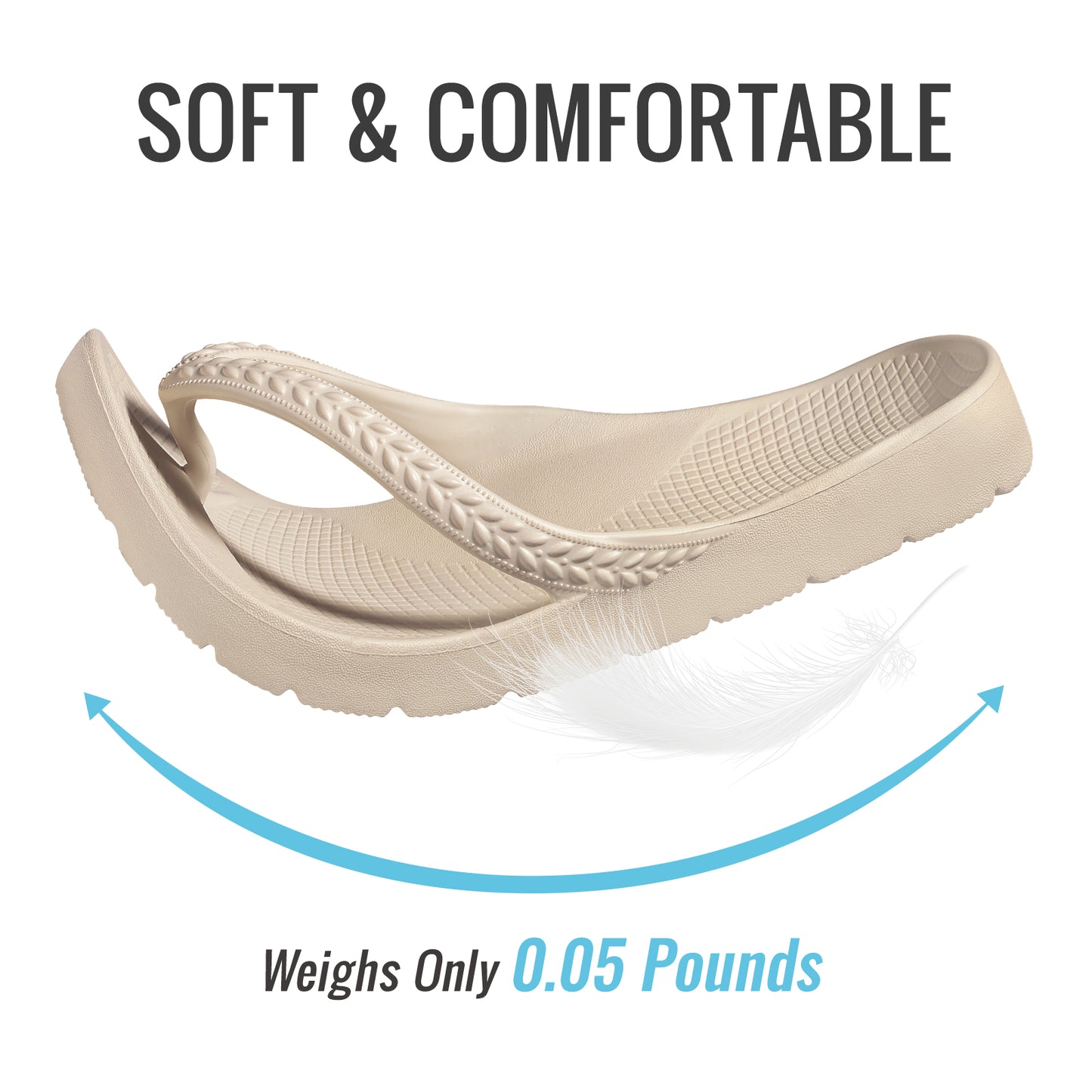 KIDMI Arch Support Flip Flops for Womens Comfortable Orthopedic Sandals for Plantar Fasciitis Beach Thong Slides