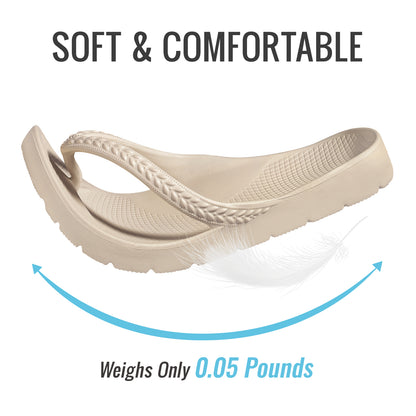 KIDMI Arch Support Flip Flops for Womens Comfortable Orthopedic Sandals for Plantar Fasciitis Beach Thong Slides