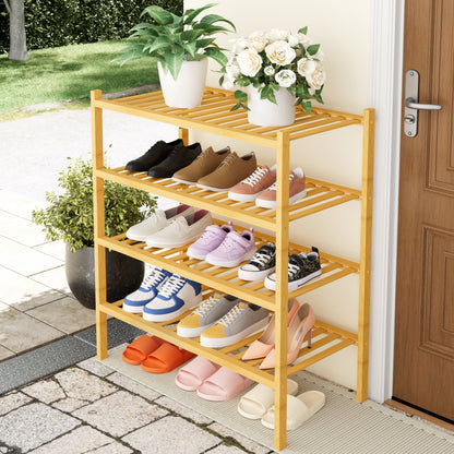 Smiry Bamboo Shoe Rack