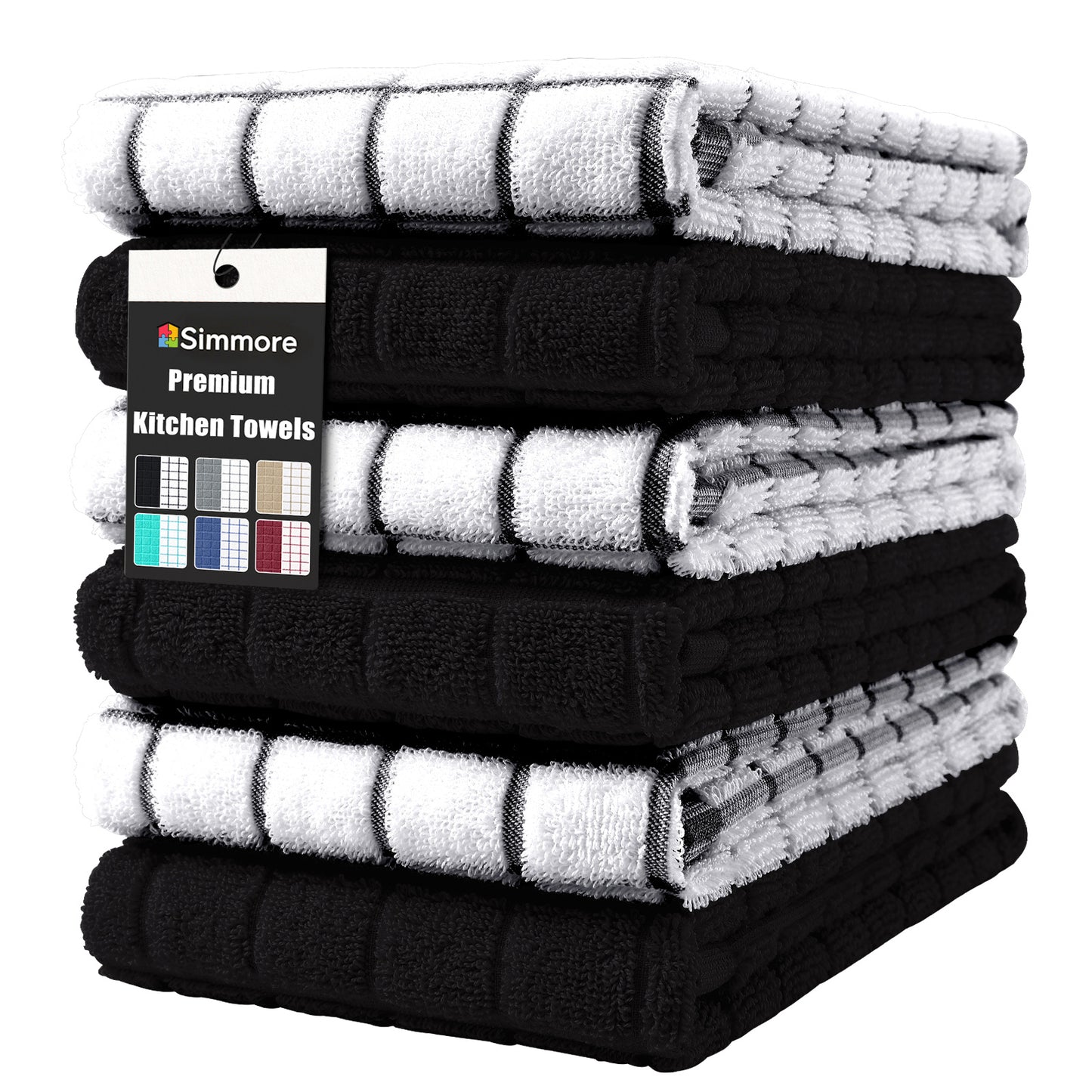 Simmore pure Cotton Terry Kitchen Towels