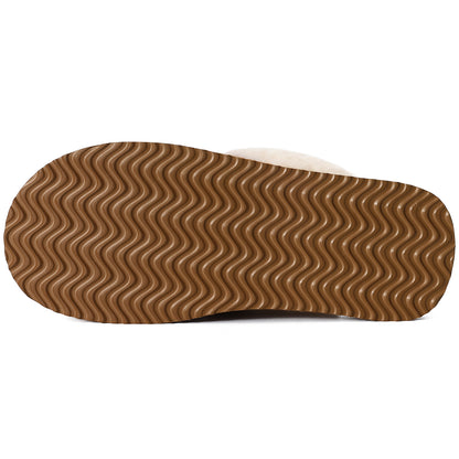 Comwarm Womens Fuzzy Memory Foam Slippers Fluffy Platform Winter House Shoes for Indoor and Outdoor