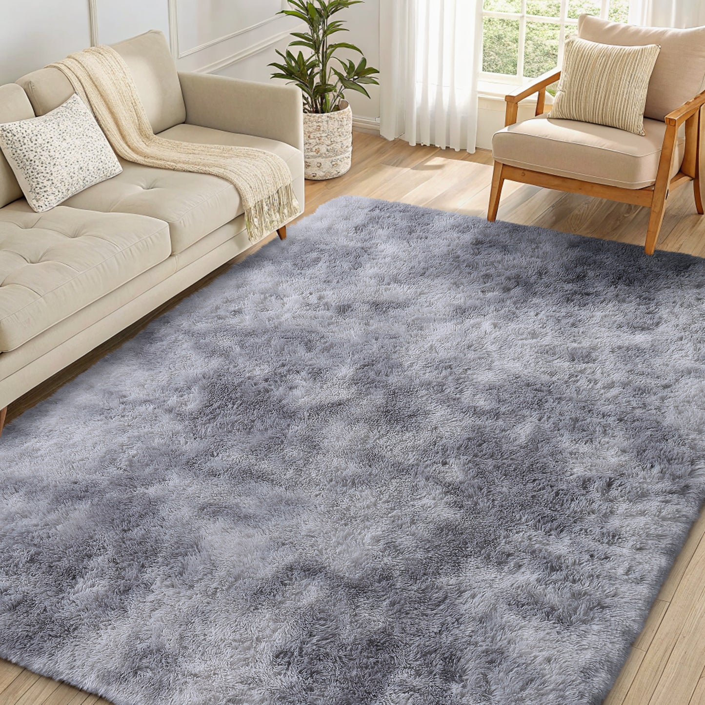 Buganda Soft Shag Area Rug