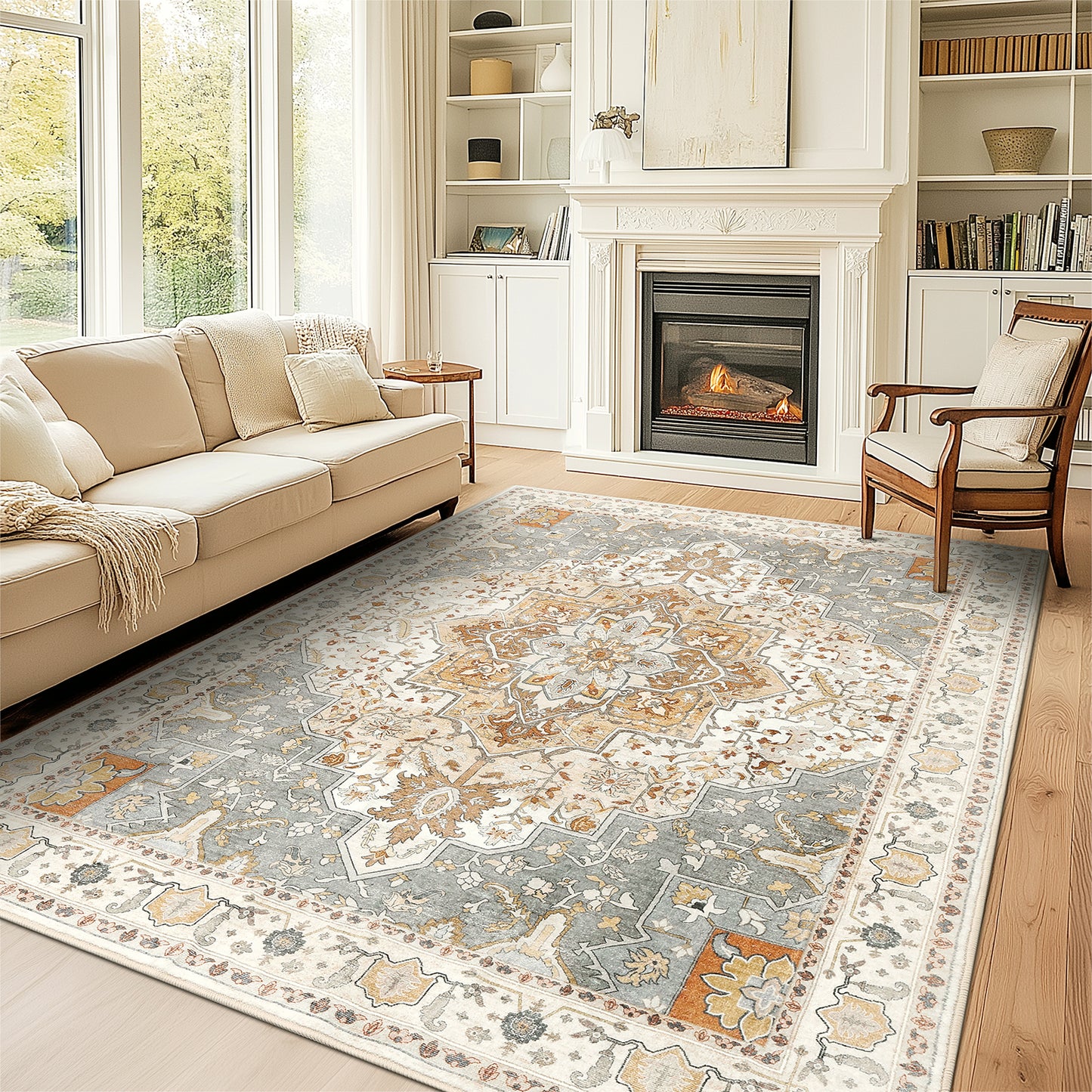 Buganda Area Rugs for Living Room
