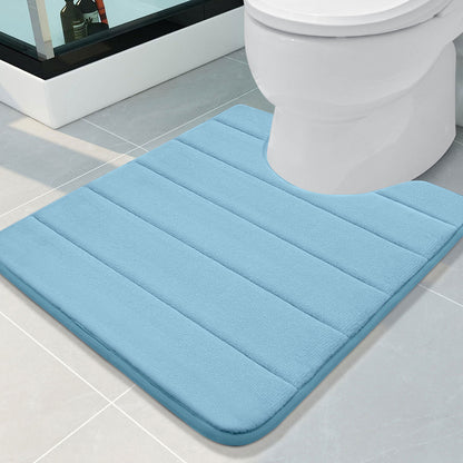 Smiry Memory Foam Bathroom rugs U-Shaped Contour Carpet