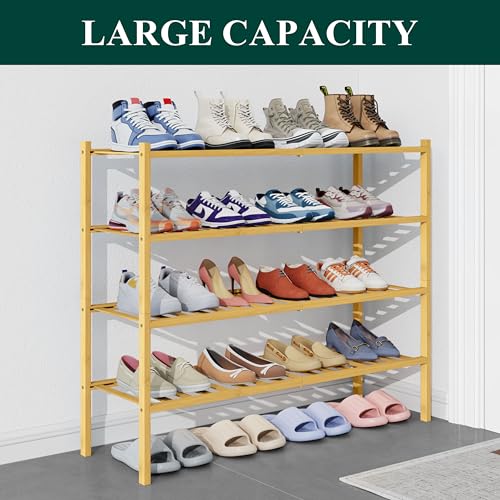 Smiry Bamboo Shoe Rack