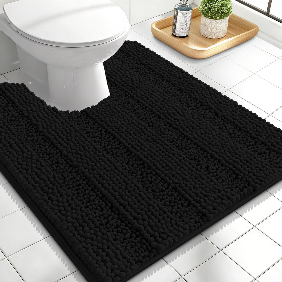 Buganda Chenille Bathroom Rug