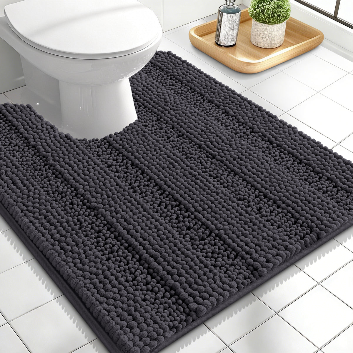Buganda Chenille Bathroom Rug