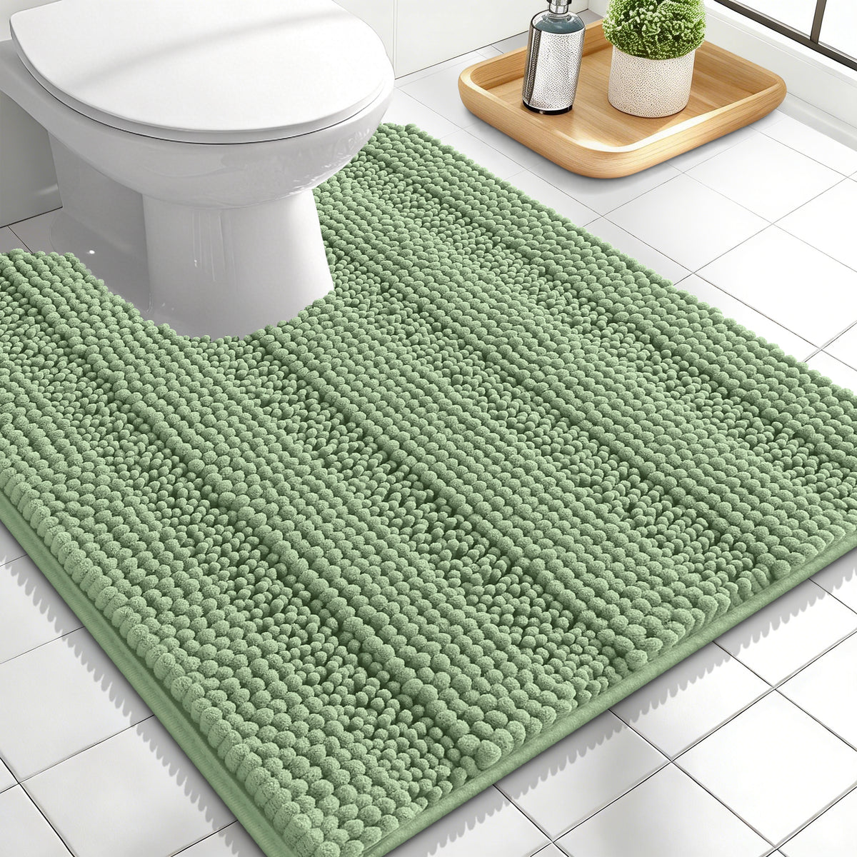 Buganda Chenille Bathroom Rug