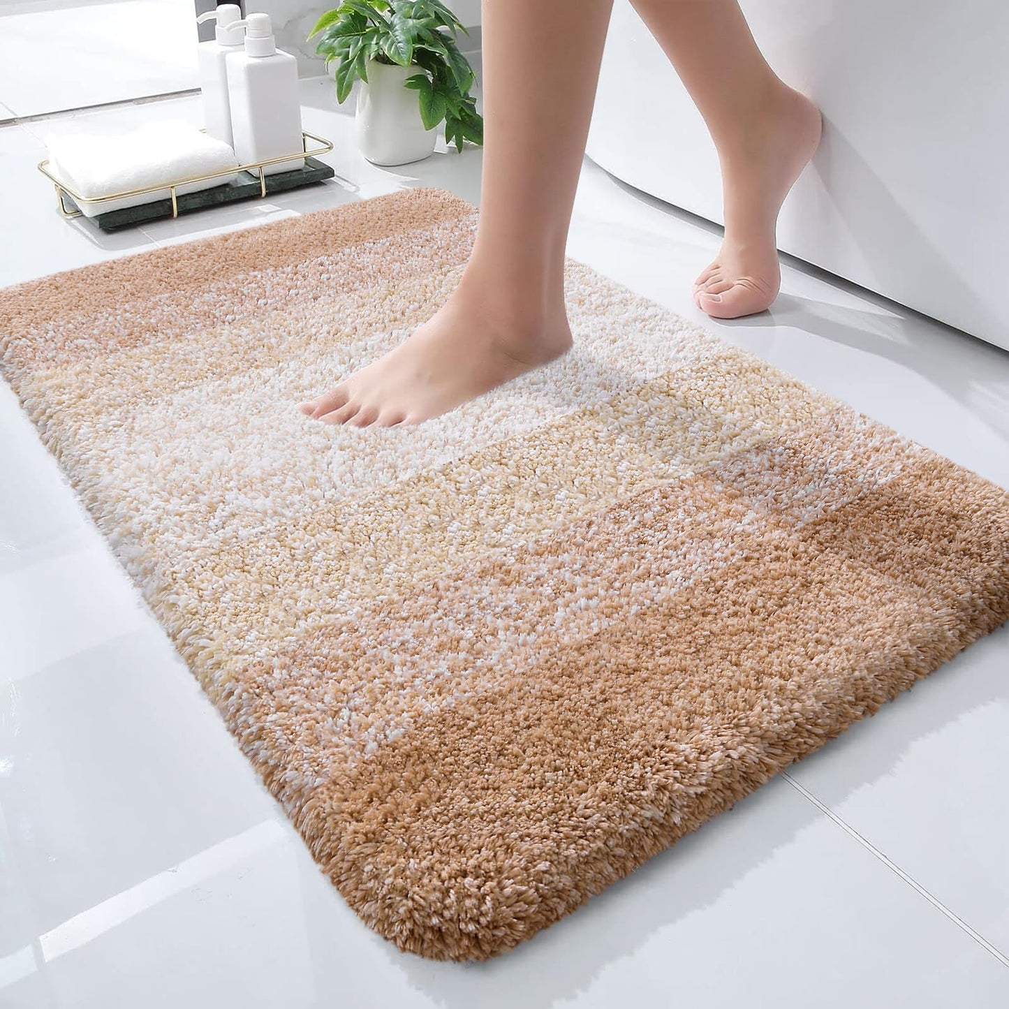 Buganda Microfiber Bathroom Rugs