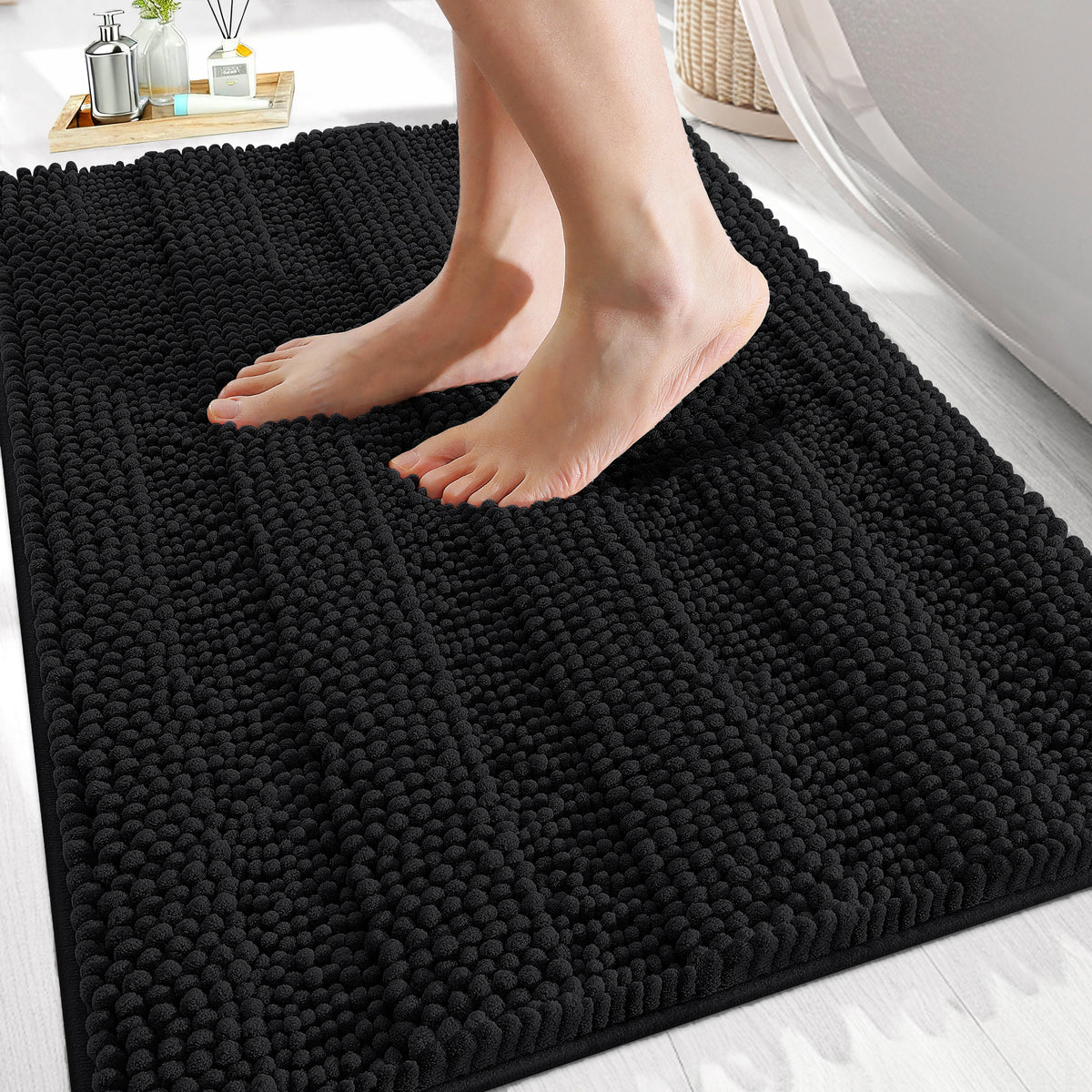 Buganda Chenille Bathroom Rug