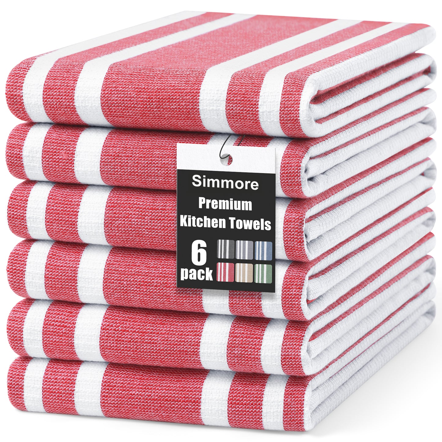 Simmore Cotton Striped  Kitchen Towels