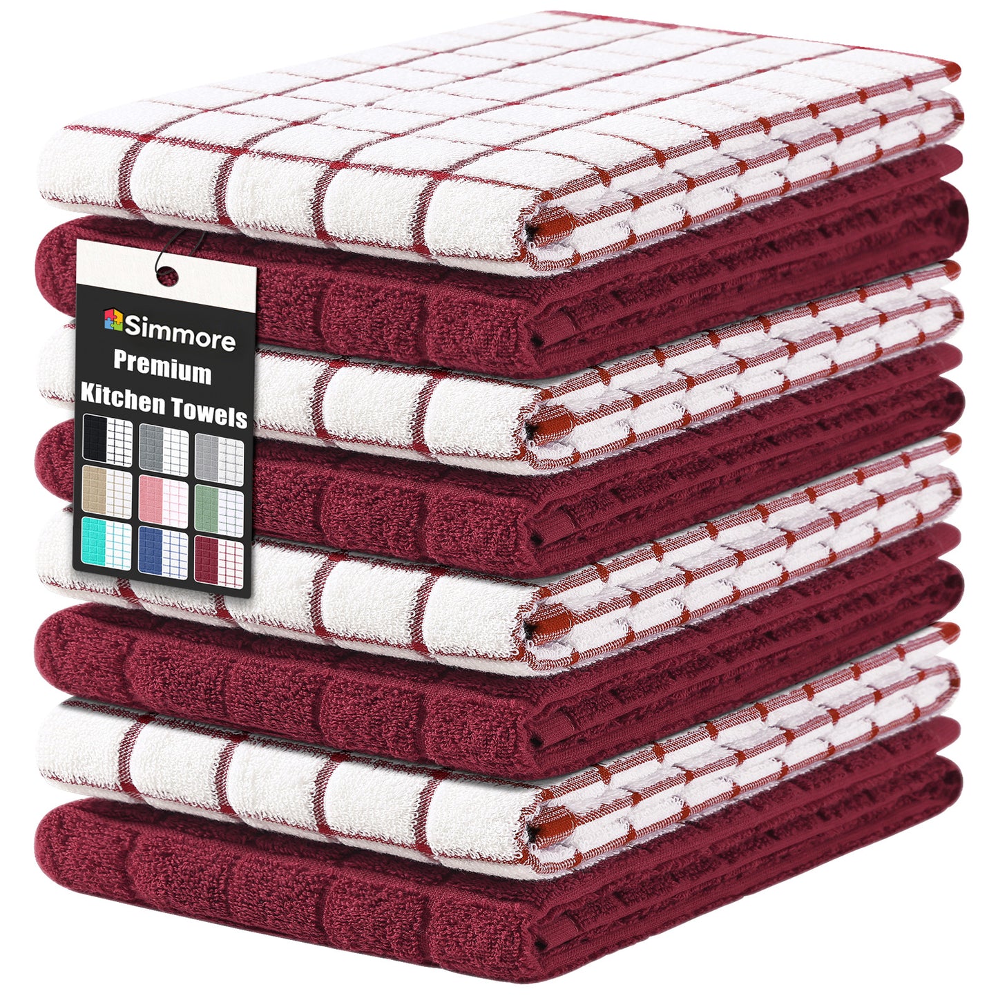 Simmore pure Cotton Terry Kitchen Towels