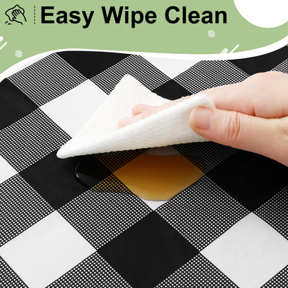 decorUhome 4Pcs Disposable Tablecloth for Rectangular Table