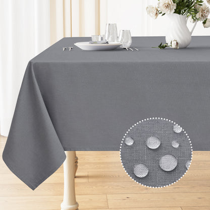 decorUhome Linen Rectangle Tablecloth