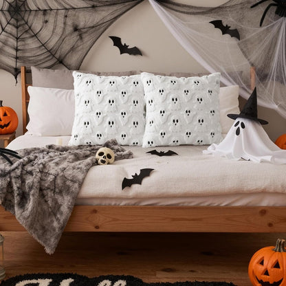 decorUhome Halloween Throw Pillow Covers 18x18 Pack of 2