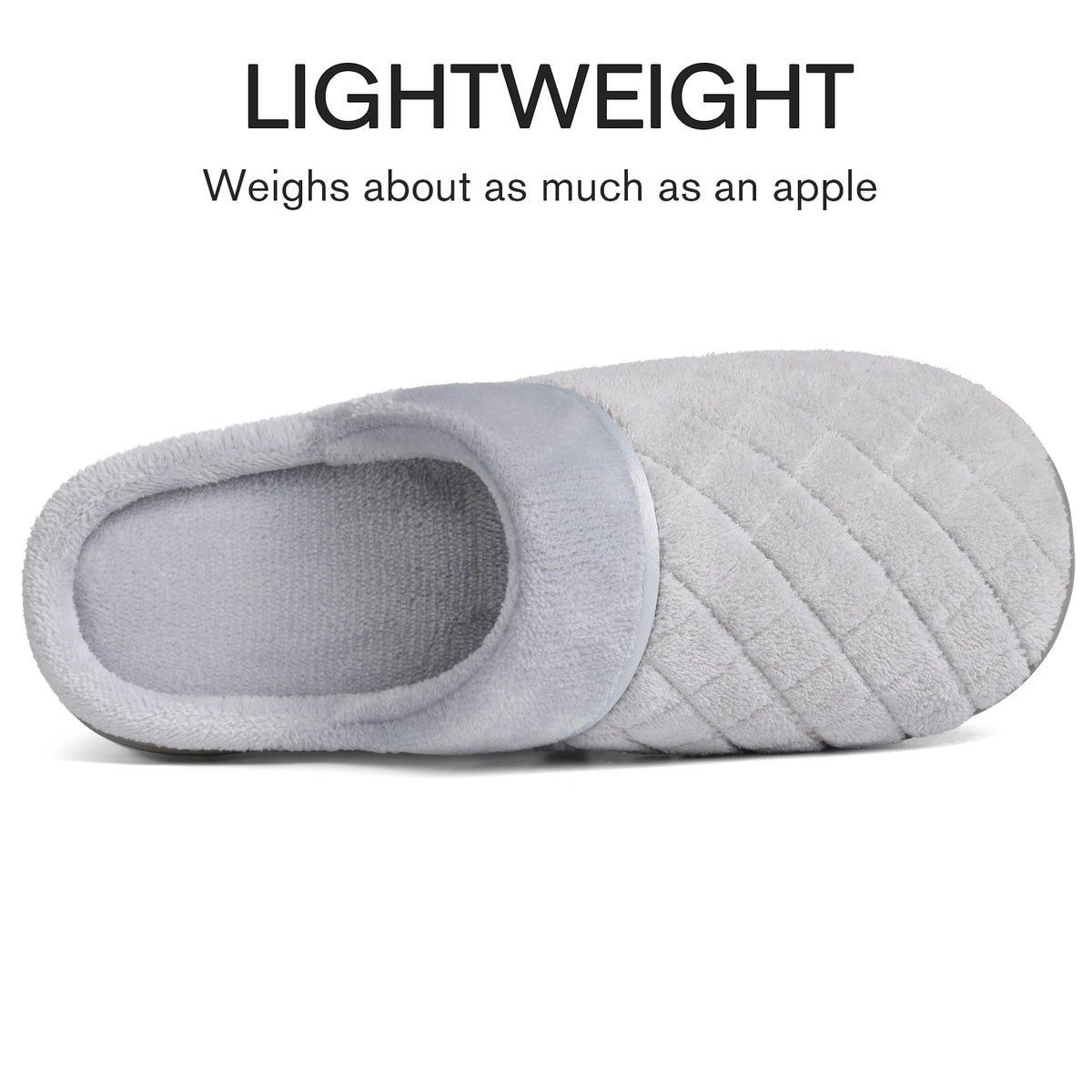 Smile Popcorn House Slippers for Women Men Memory Foam Indoor House Shoes