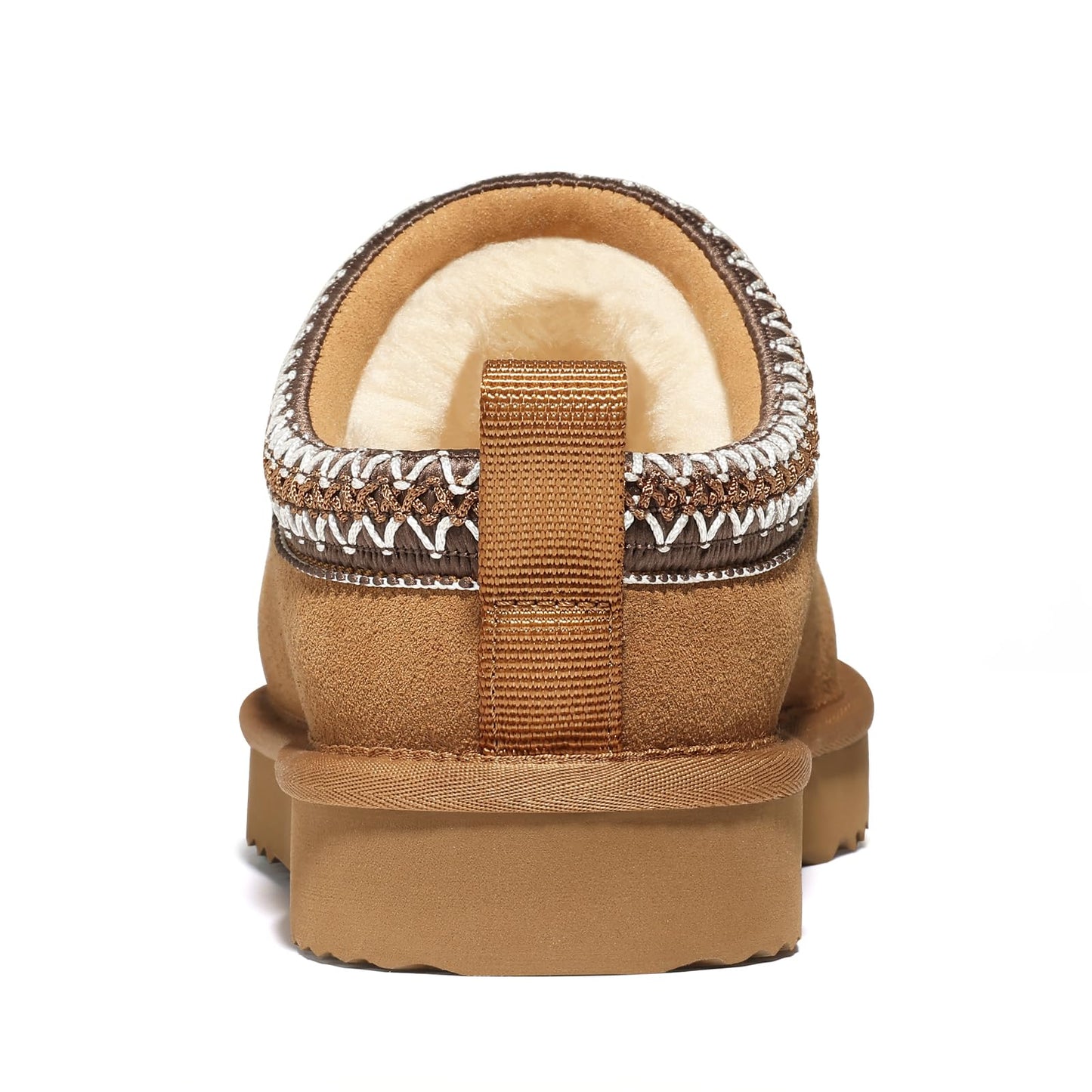 Litfun Women's Suede Fuzzy Slippers Winter House Shoes Cozy Mini Boots for Indoor Outdoor