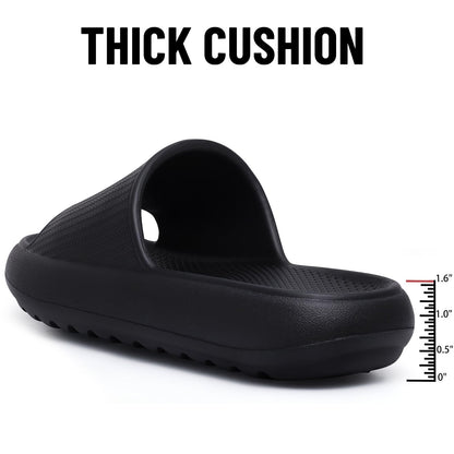 Litfun Cloud Slide Sandals for Women Men Summer Shower Shoes