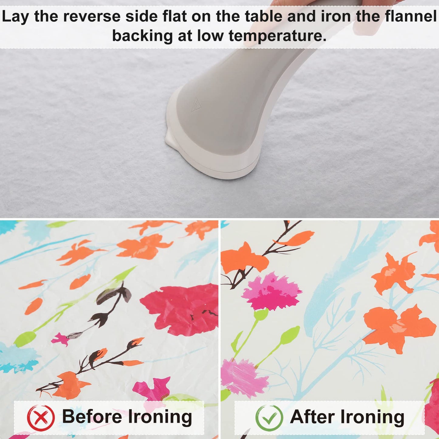 decorUhome Round Waterproof Fitted Tablecloth