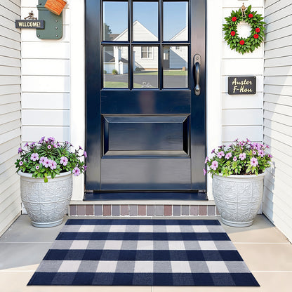 Buganda Buffalo Plaid Area Rug