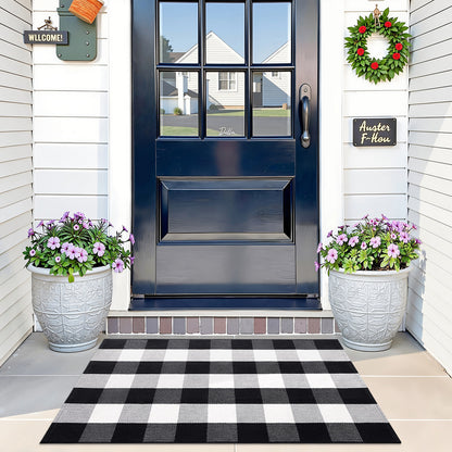 Buganda Buffalo Plaid Area Rug