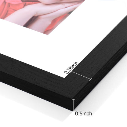 decorUhome 8x10 Black Picture Frame Set of 9