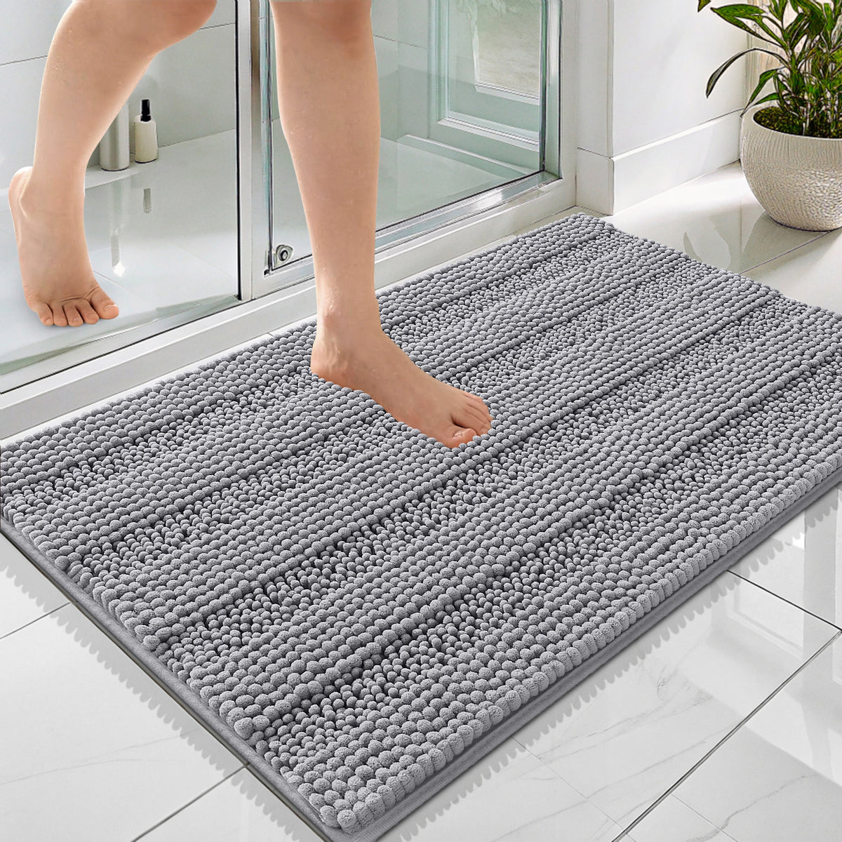 Buganda Chenille Bathroom Rug