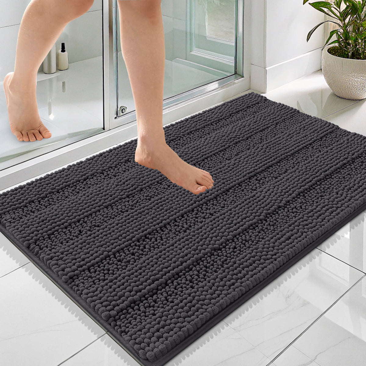 Buganda Chenille Bathroom Rug