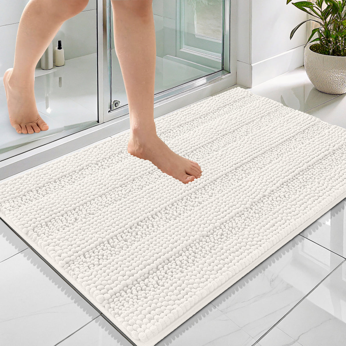 Buganda Chenille Bathroom Rug