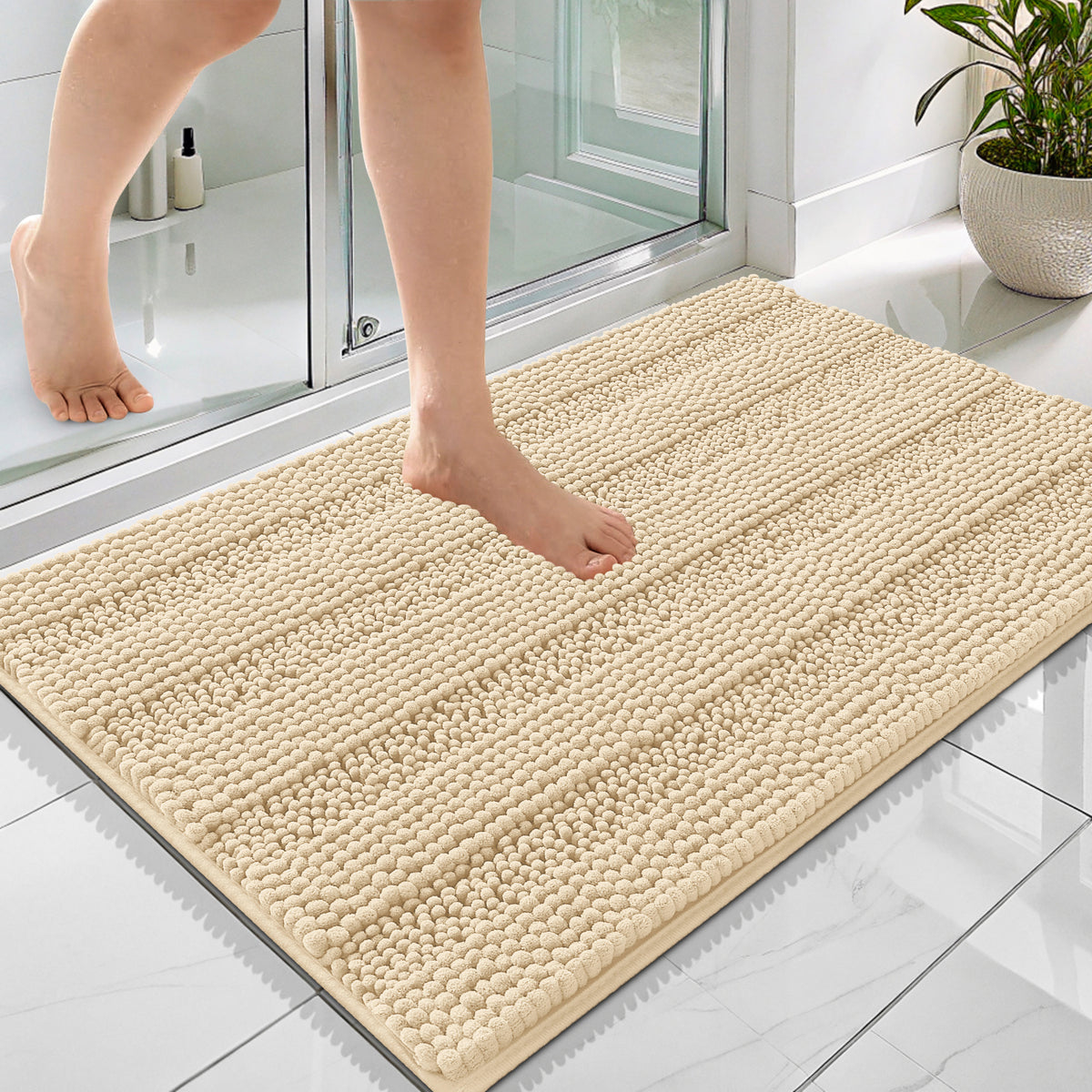 Buganda Chenille Bathroom Rug