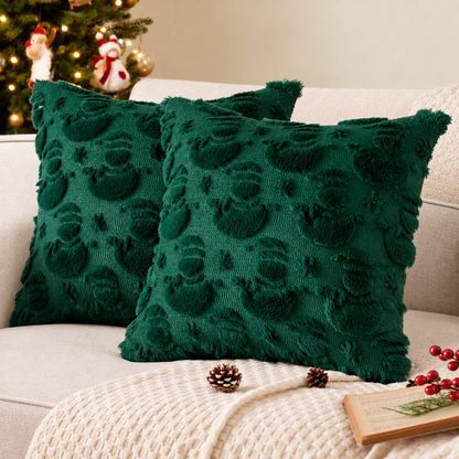 Smile Bee 18x18  Christmas Throw Pillow Covers Set of 2