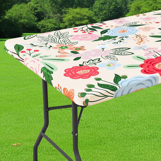 decorUhome Rectangle Spandex Fitted Tablecloth